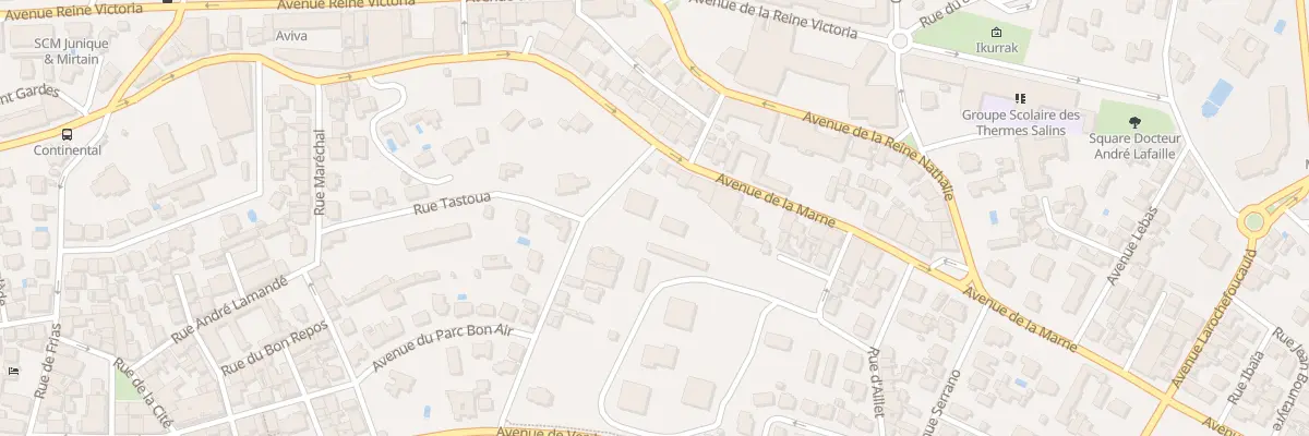 Plan du 10 Rue Constantine à Biarritz