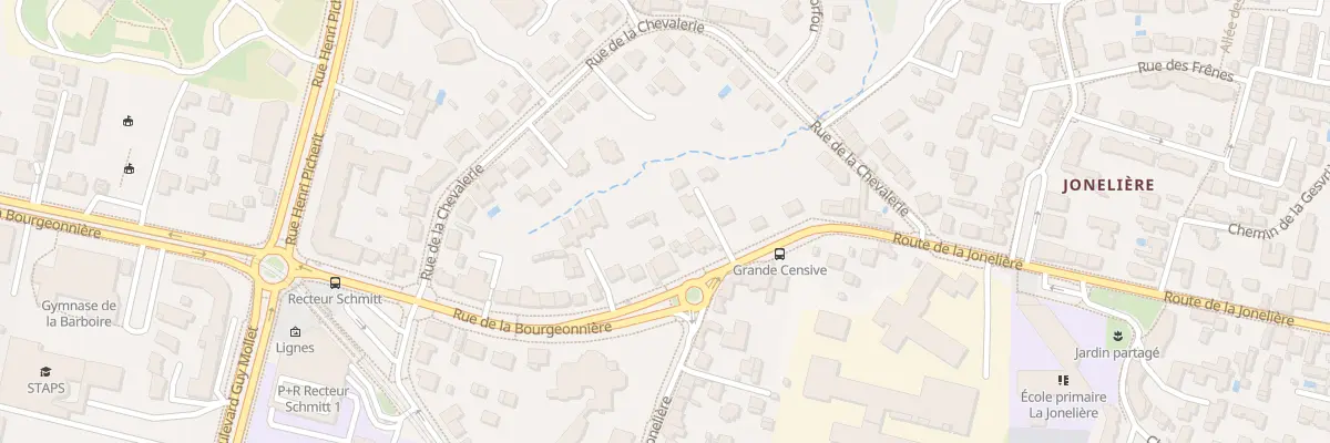 Plan du 2 Rue de la Bourgeonnière à Nantes
