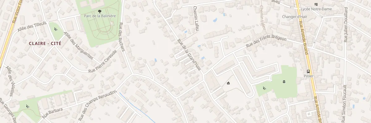 Plan du 13 Rue de la Grand Haie à Rezé