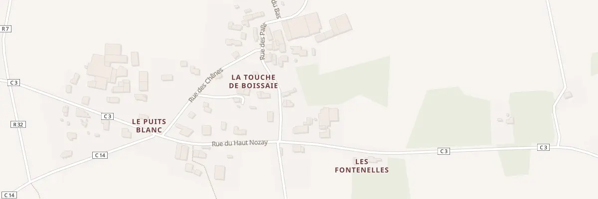 Plan du 3 Rue des Palis à Nozay
