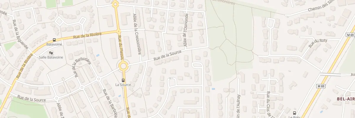 Plan du 1 Rue de la Source à La Chapelle-sur-Erdre