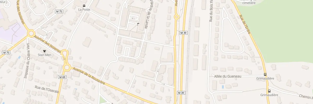 Plan du 45 Rue Julien Poydras de la Lande à La Chapelle-sur-Erdre