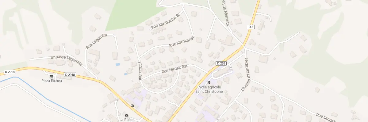 Plan du 8 Rue du Lotissement Hiruak Bat à Saint-Pée-sur-Nivelle