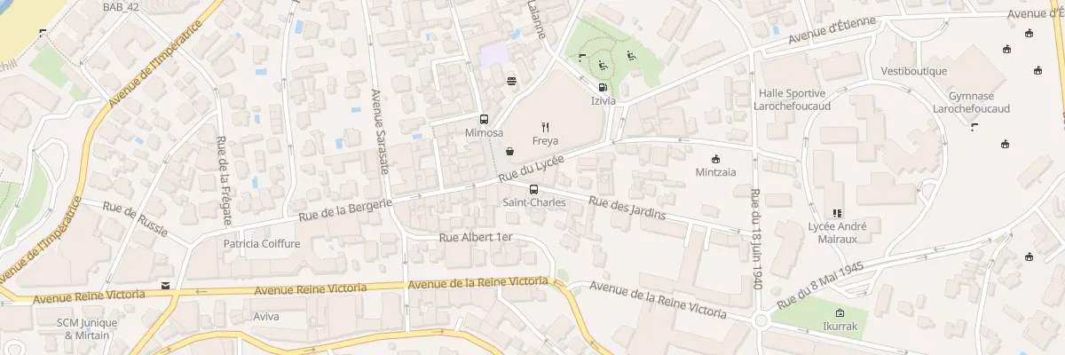 Plan du 5 Rue des Jardins à Biarritz