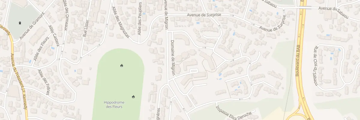 Plan du 95 Lot Domaine de Migron à Biarritz