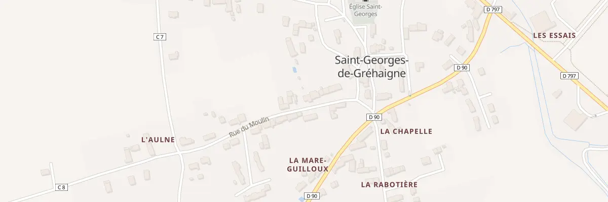 Plan du 5105 La Rue du Moulin à Saint-Georges-de-Gréhaigne