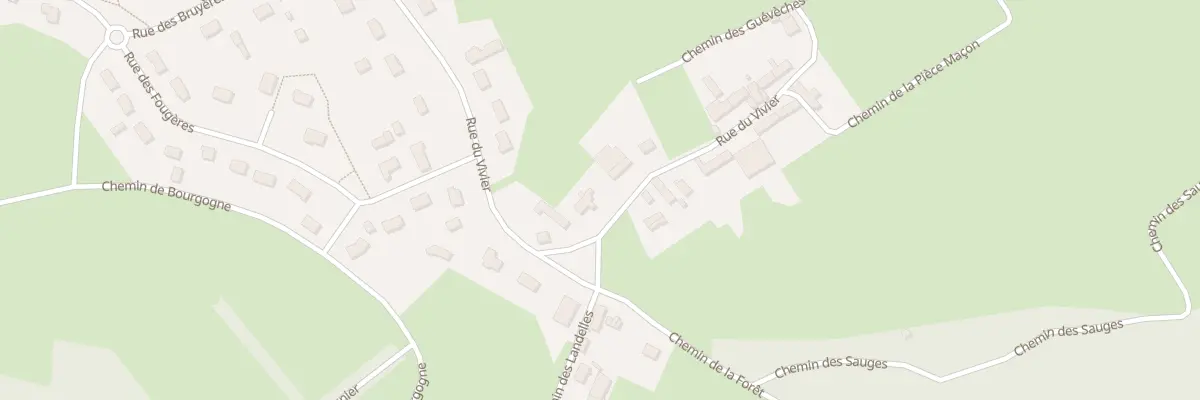 Plan du 311 Rue du Vivier à Créances