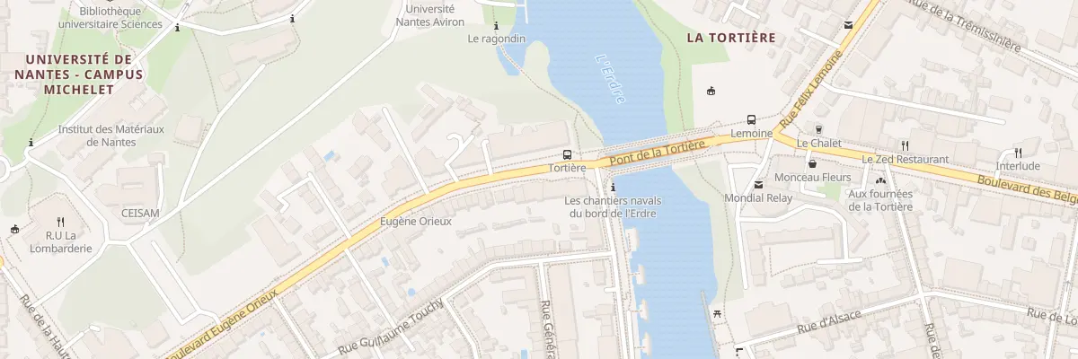 Plan du 11 Bd Eugène Orieux à Nantes