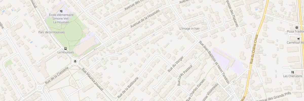 Plan du 8 Rue de la Baillourie à Rezé