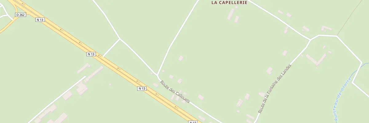 Plan du 36 Rte des Callouets à Brix