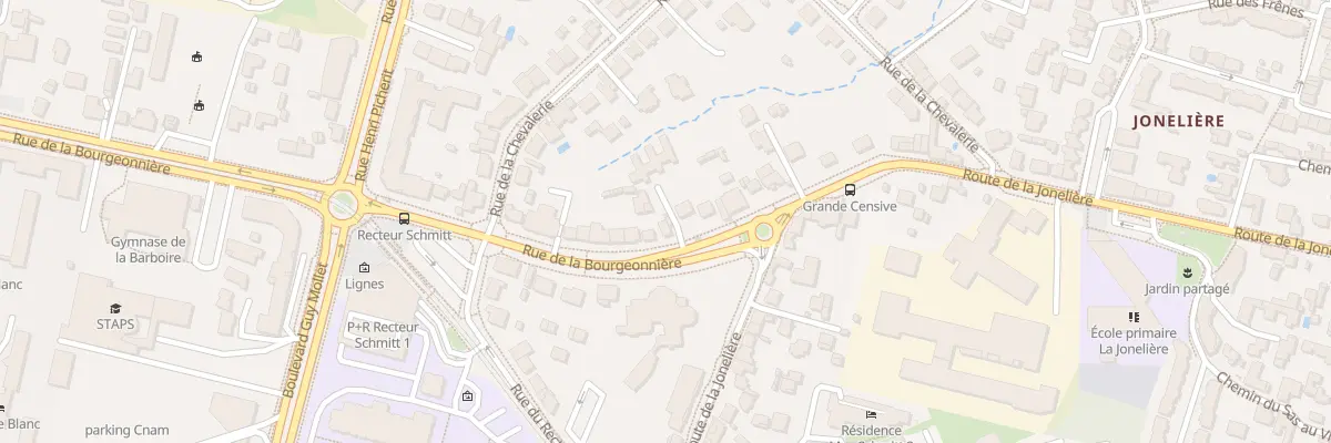 Plan du 12 Rue de la Bourgeonnière à Nantes