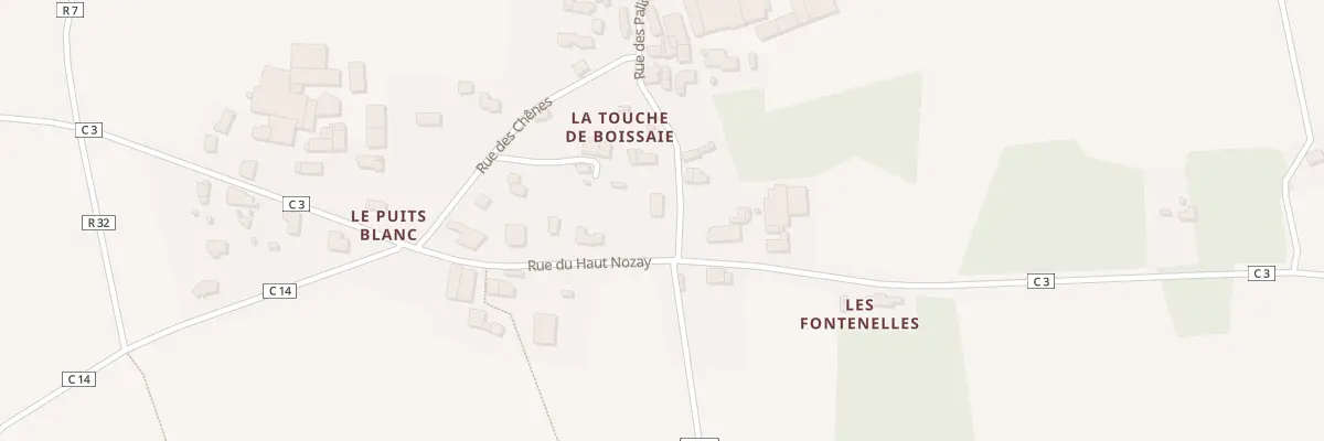 Plan du 2 Rue des Palis à Nozay