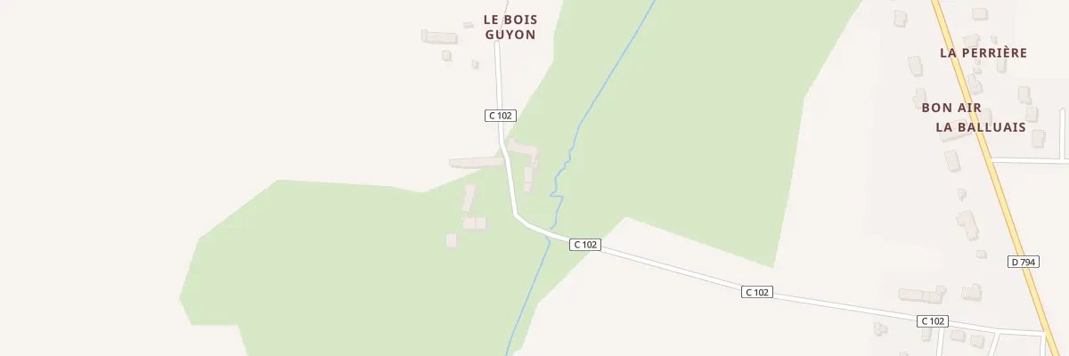 Plan du 5481 Le Bois Guyon à Sens-de-Bretagne