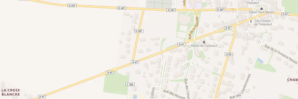 Plan du 4 Rue du Chêne Vert à Tresbœuf