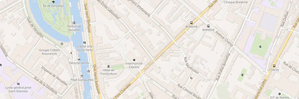 Plan du 6 Rue Jean Emile Laboureur à Nantes