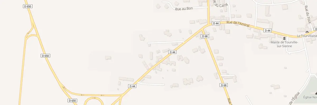 Plan du 1090 Rue de l’Amiral à Tourville-sur-Sienne