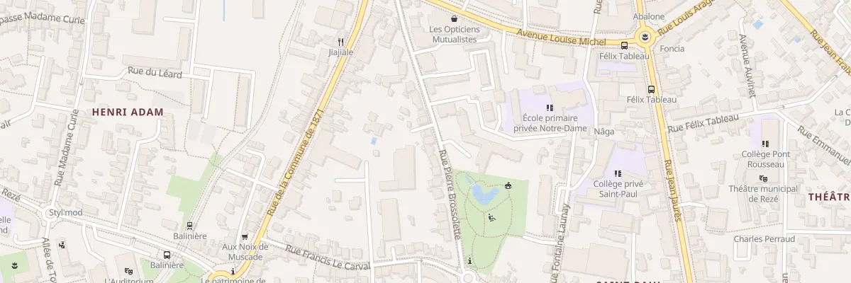 Plan du 17B Rue Pierre Brossolette à Rezé