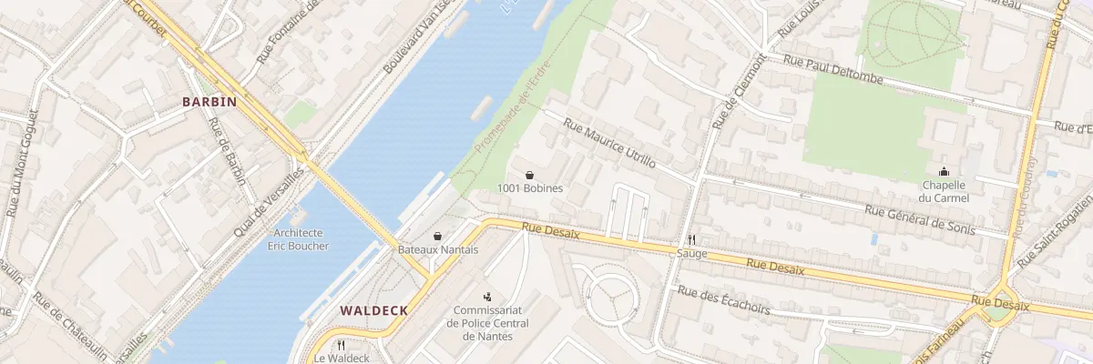 Plan du 86B Rue Desaix à Nantes
