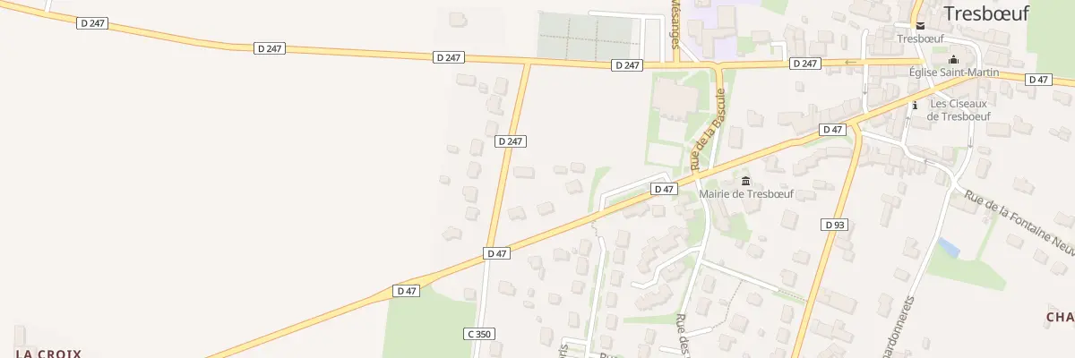 Plan du 2 Rue des Alouettes à Tresbœuf