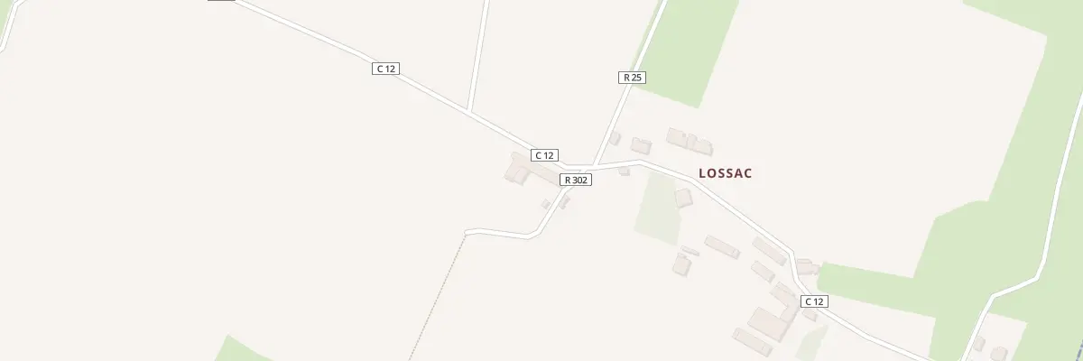 Plan du 11 Lossac à Tresbœuf