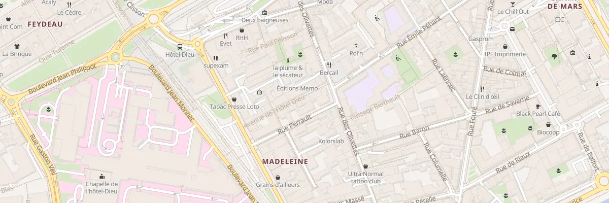 Plan du 5B Av de l’Hôtel Dieu à Nantes
