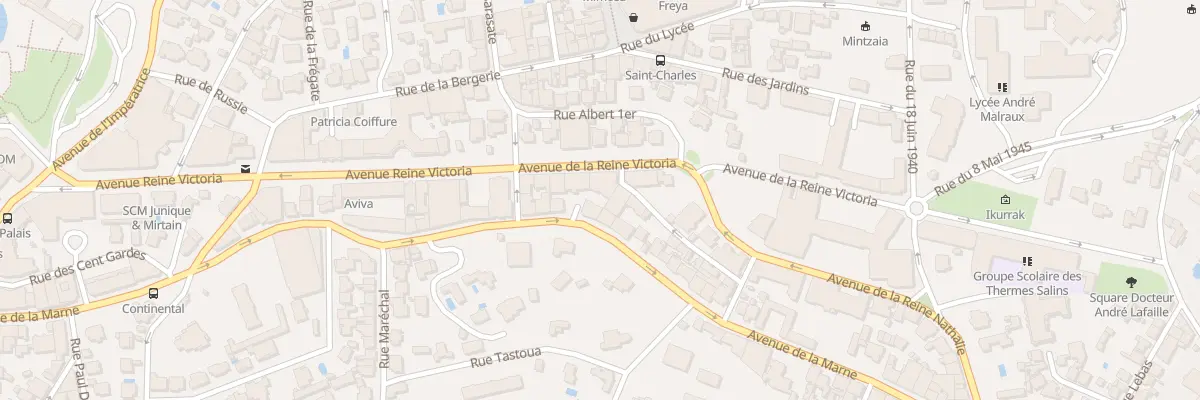 Plan du 42 Av de la Reine Victoria à Biarritz