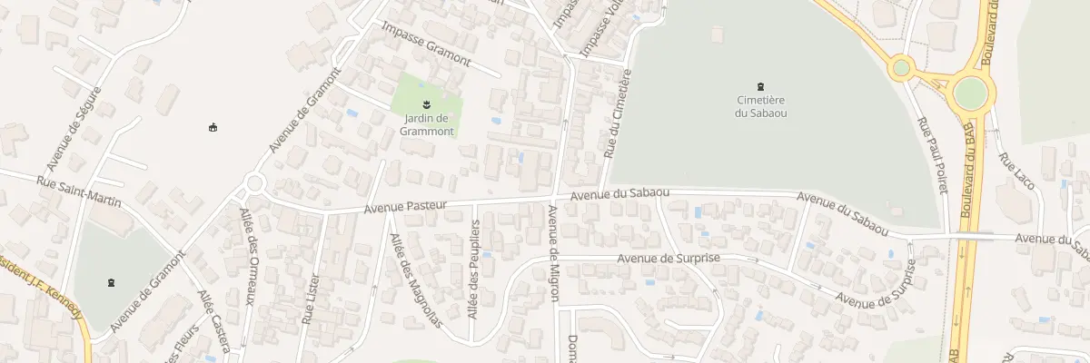Plan du 56B Av Voltaire à Biarritz