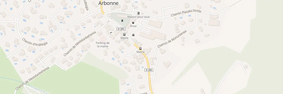 Plan du 23 Rte du Bourg à Arbonne