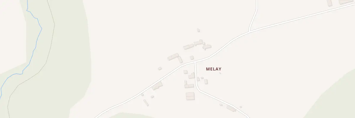 Plan du 3 Melay à Bazouges-la-Pérouse