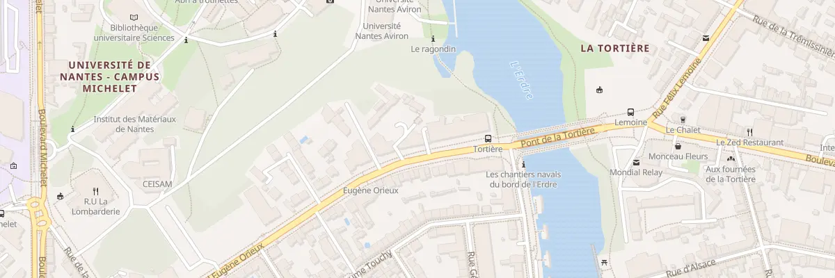 Plan du 20 Bd Eugène Orieux à Nantes