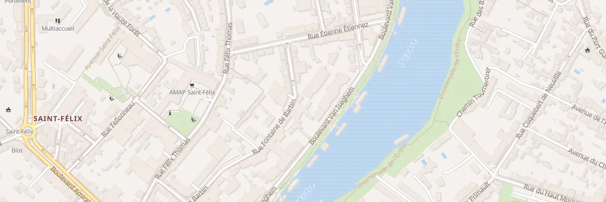 Plan du 78 Rue de la Fontaine de Barbin à Nantes
