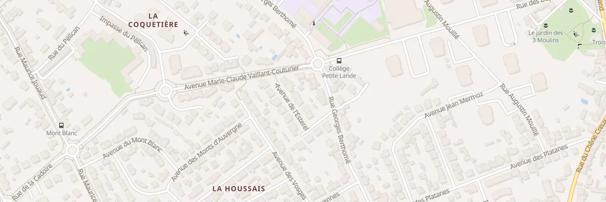Plan du 8 Av de l’Estérel à Rezé