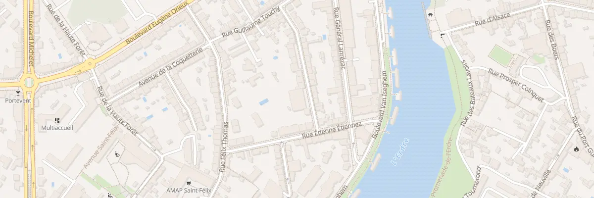 Plan du 5 Rue Thomas Maisonneuve à Nantes