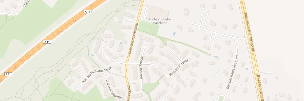 Plan du 83 Rue des Pinsons à La Chapelle-sur-Erdre