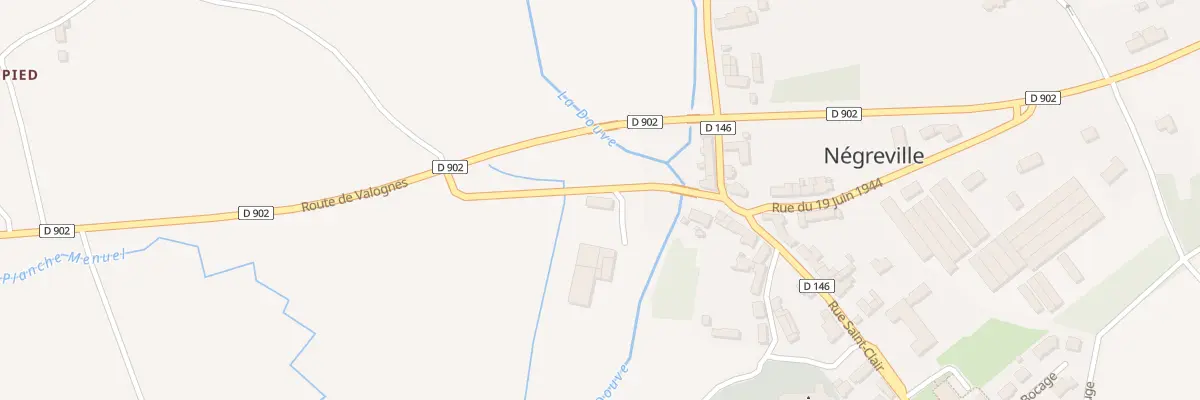 Plan du 1 Imp du Pont à Négreville
