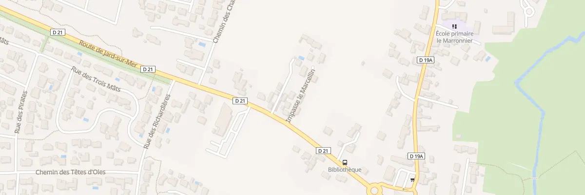 Plan du 3 Imp Le Marcellin à Saint-Vincent-sur-Jard