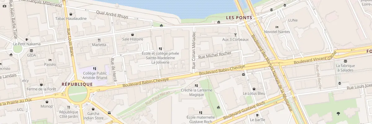 Plan du 8 Rue Conan Mériadec à Nantes