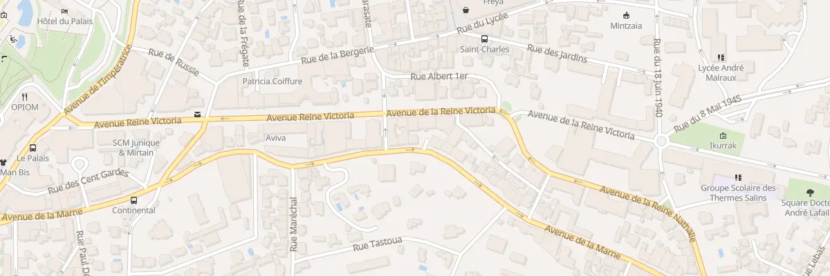 Plan du 47 Av de la Marne à Biarritz