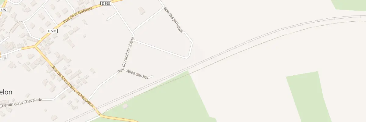 Plan du 217 Rue des Jamettes à Yquelon