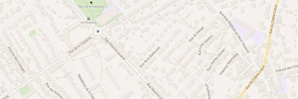 Plan du 20 Rue de la Baillourie à Rezé