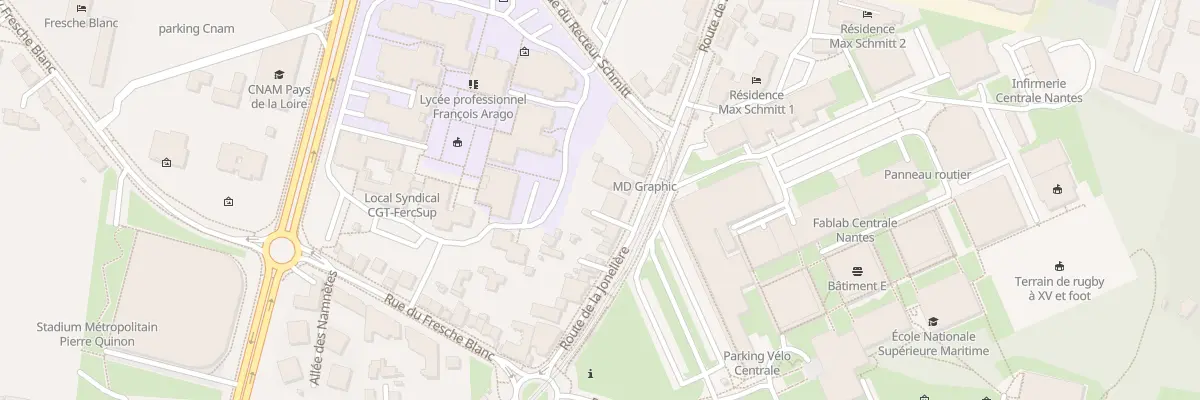Plan du 43 Rte de la Jonelière à Nantes