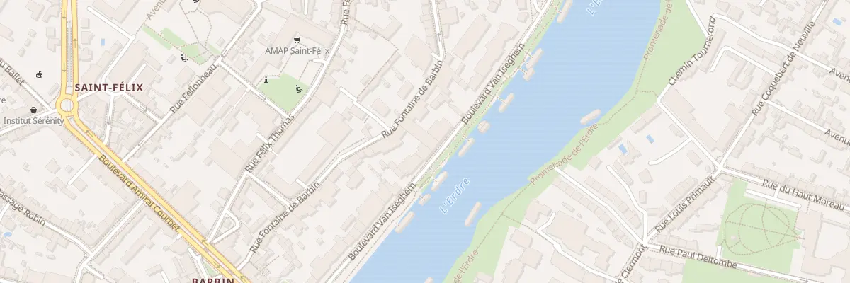 Plan du 56 Rue Fontaine de Barbin à Nantes