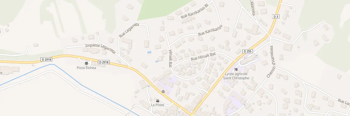 Plan du 20 Rue du Lotissement Hiruak Bat à Saint-Pée-sur-Nivelle