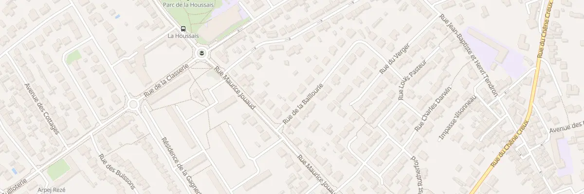 Plan du 22 Rue de la Baillourie à Rezé