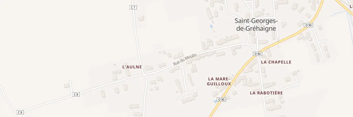 Plan du 5101 La Rue du Moulin à Saint-Georges-de-Gréhaigne