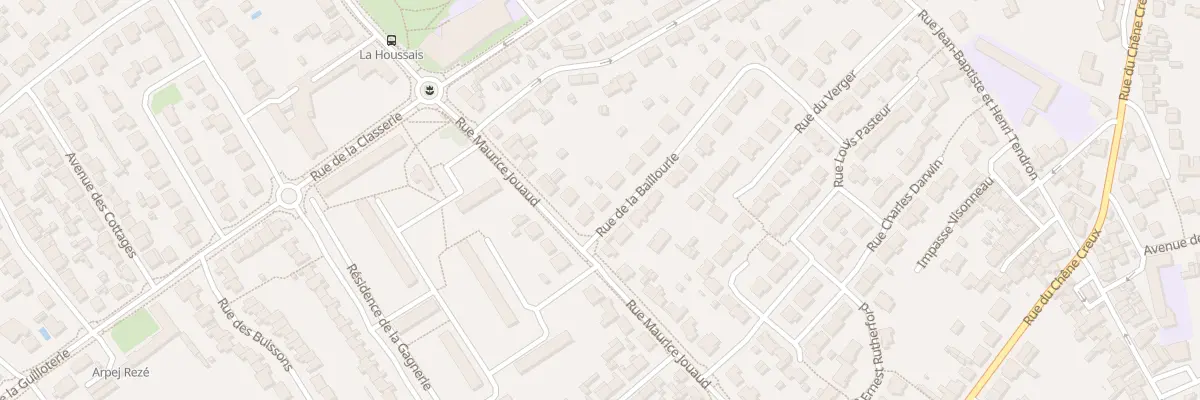 Plan du 24 Rue de la Baillourie à Rezé