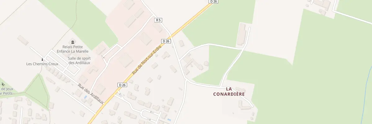 Plan du 75 Rue de la conardière à Casson