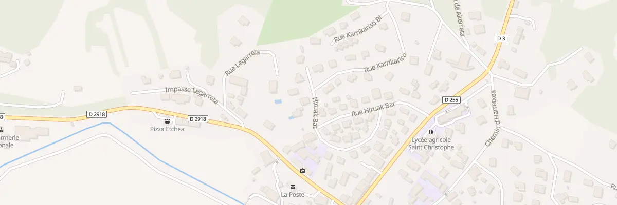 Plan du 30 Rue du Lotissement Hiruak Bat à Saint-Pée-sur-Nivelle
