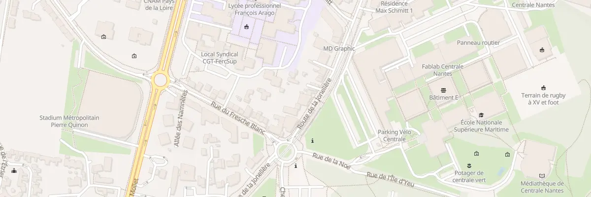 Plan du 25 Rte de la Jonelière à Nantes