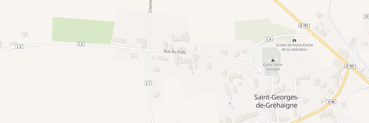 Plan du 8 La Rue du Puits à Saint-Georges-de-Gréhaigne